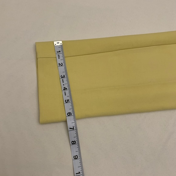LOFT preppy yellow 🍋 pants Marisa size 0 - Picture 12 of 12
